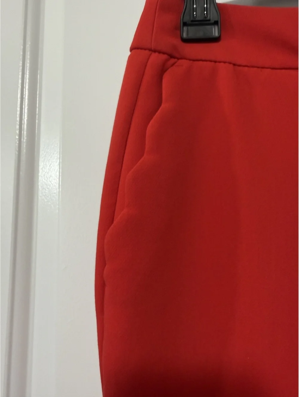 Dalia Women's Red Business Chic Scalloped Edge Pockets Size 2